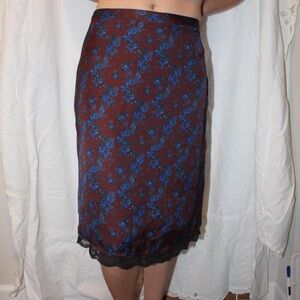 Zara Floral Slip Skirt